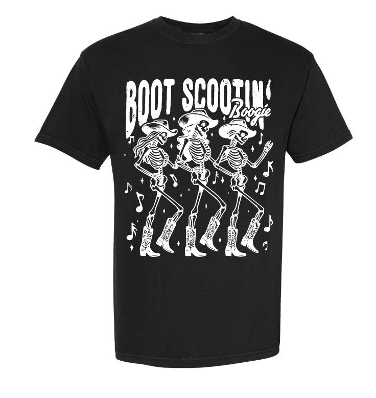 Boot Scootin Skelton Tee