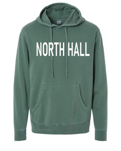 North Hall 3D Puff Embroidery Hoodie/Crewneck