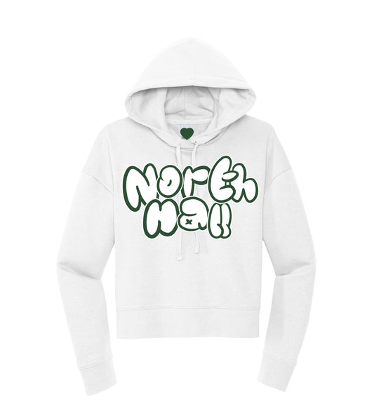 Women North Hall Bold Crop Hoodie