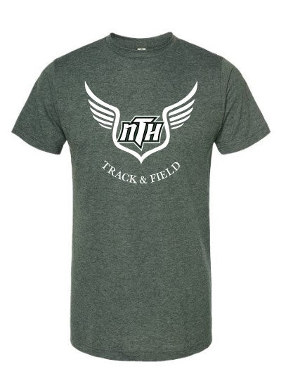 North Hall Track & Field Green Tee