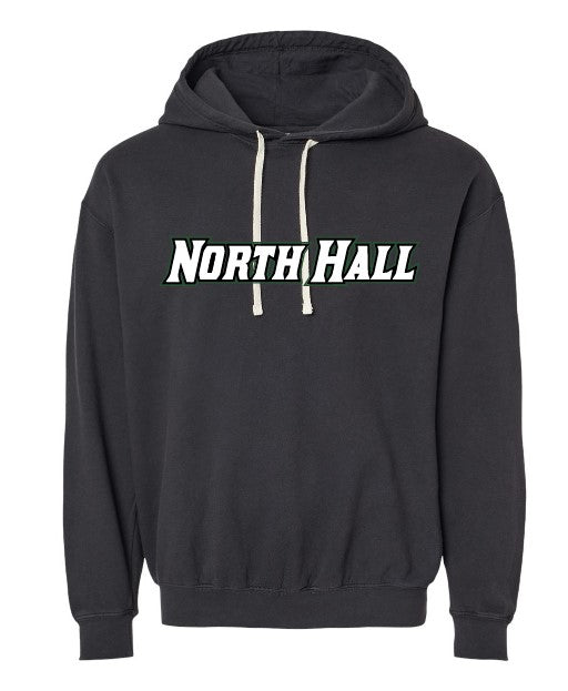 North Hall Comfort Color Lightweight Fleece Hooded Sweatshirt